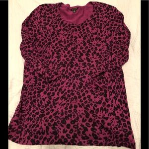 Cheetah print sweater